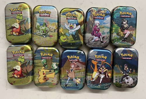 Mini tin mystery box pokemon - box,