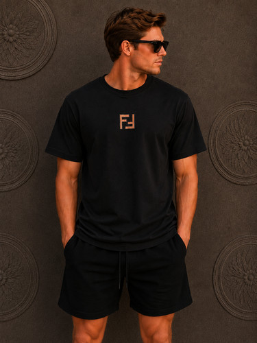 Shirt fendi uomo nera ff - nera,