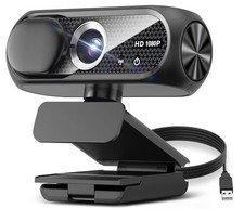 1080p usb webcam black - hd,
