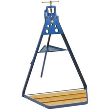 CAVALLETTO PORTATILE IDRAULICO 3" POLLICI MORSA BANCO TUBI DA LAVORO IDRAULICO