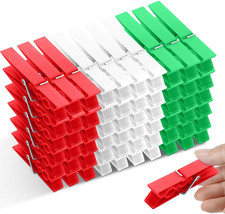 60 Mollette per Bucato - Mollette Da Bucato in Plastica Rinforzata - Colorate pe