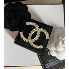 Spilla cristallo chanel - chanel, oro