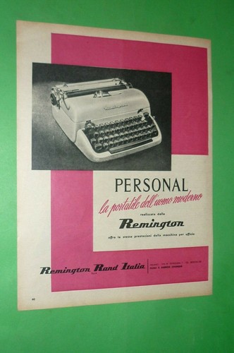 Remington rand macchina - remington, da