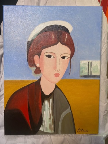 Quadro dipinto ritratto olio - dipinto,