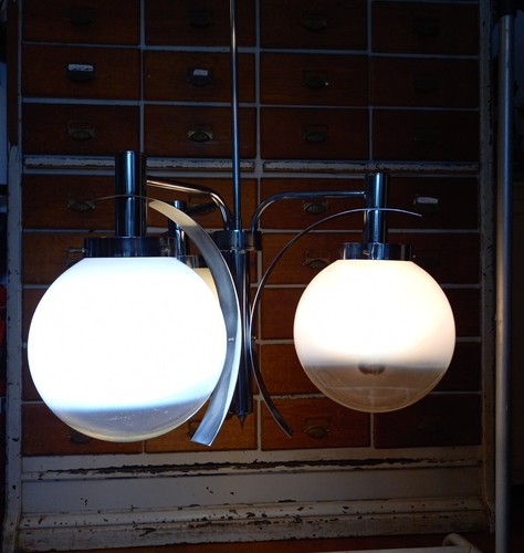 Lampadario reggiani anni 70 - lampadario, 60/70