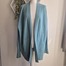 Cardigan aperto davanti blu