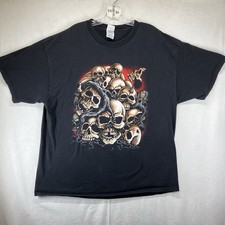 T-shirt uomo Y2K teschio 2XL