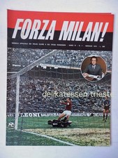 FORZA MILAN ! Rivista tifosi calcio football vintage 1972 ORIGINALE nr 1 Rivera