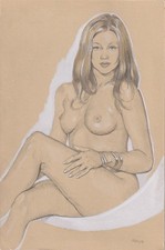 Atto Nudo Donna Nuda Disegno