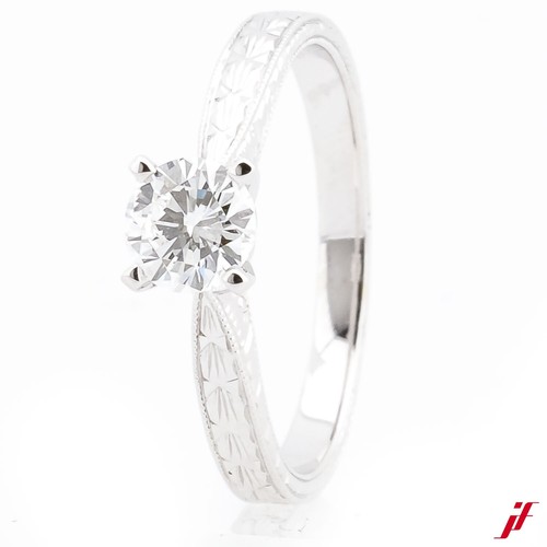 Anello solitario 585 14k - anello,