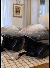 casco moto jet doppia visiera