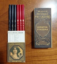Matita Presbitero Copiativa  Finissima Rosso -Azzurro n° 1921 anni 30