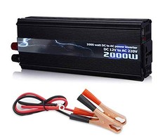POWER INVERTER DA 2000 WATT 12V 220V TRASFORMATORE AUTO BARCA CAMPER CON PRESA