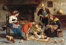 QUADRO FALSO D'AUTORE OLIO SU