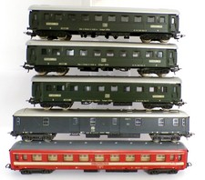 LIMA 5 pz CARROZZE BAGAGLIAIO - 1a CLASSE - 2a CLASSE FS - SNCF - DB