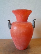 Vaso Vetro Murano Scavo