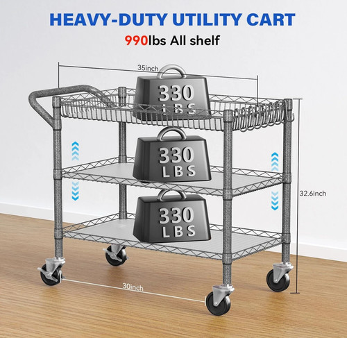 Carrello utilitario resistente - carrello,