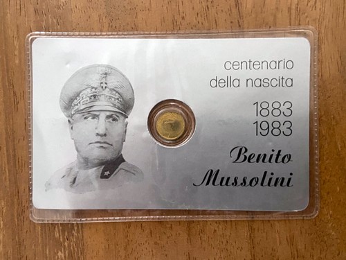 Medaglia commemorativa benito - commemorativa,