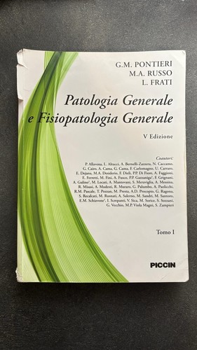 Patologia generale - patologia, e