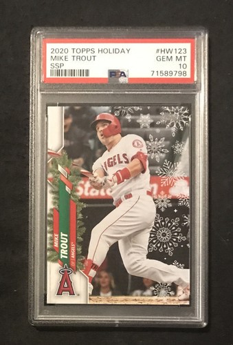 2020 topps holiday hw123 - holiday, mike