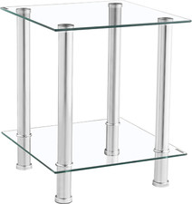 Tavolino Al Secondo Piano Tavolino Quadrato in Vetro Divano Testa Camera Da Lett