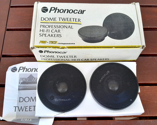 Coppia phonocar dome tweeter - dome,