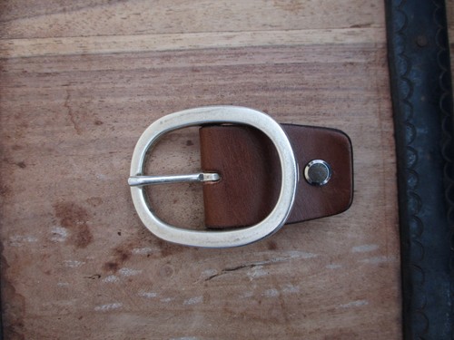 Fibbia ovale ottone - in, per