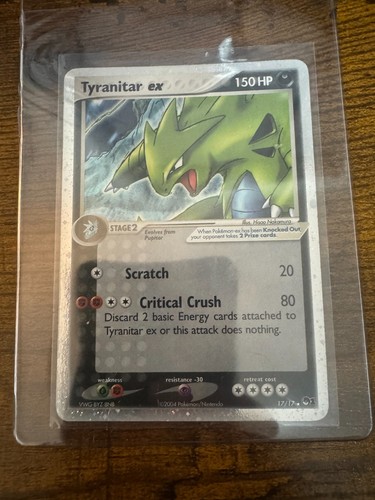 Tyranitar 17 holo - ex, 17/17