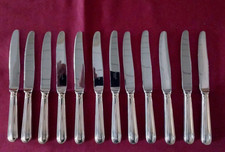 12 couteaux entremet en métal