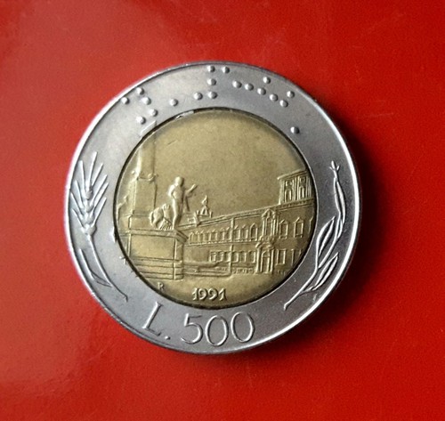 500 lire 1991 - 500,