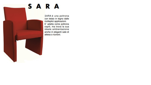 Poltrona ufficio sara - sara, jumbo