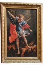Antico dipinto olio - antico, su