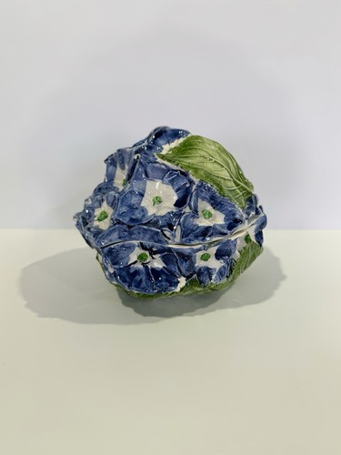 Portagioie floreale ceramica