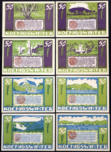 Königswinter 1921 raro - kÖnigswinter, xx-raro