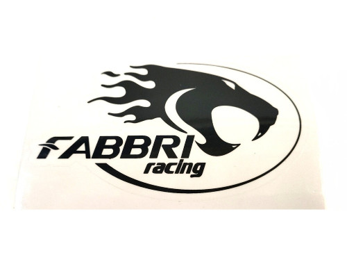 Adesivo fabbri racing nero - fabbri,