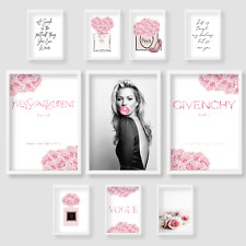 Poster di moda designer fiore