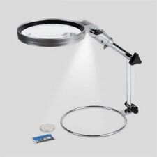 LENTE DI INGRANDIMENTO DA TAVOLO PIEGHEVOLE CON LUCE LED DIAMETRO 130 X 2 MM