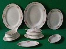 ANTICO SET SALSIERE VASSOI DA