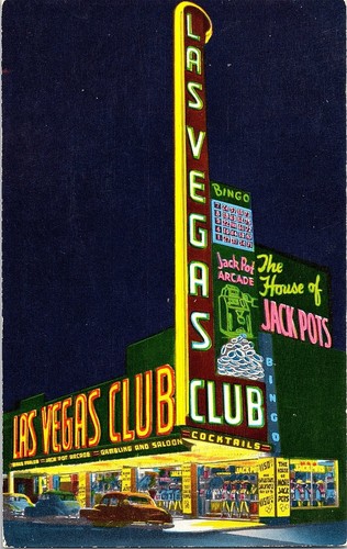 Insegna neon las vegas club - neon,