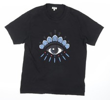 T-shirt uomo Kenzo nera con