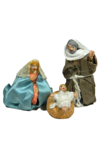 Natività 3pz terracotta cm - 3pz,
