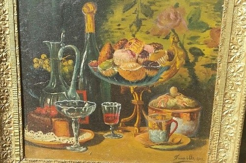Coppia nature morte dipinte - di,