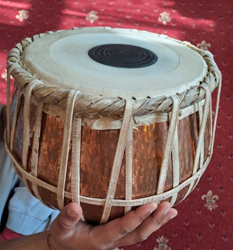 Banaras copper tabla - banaras, bahya