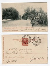 [RM53] CARTOLINA PONTE DI TAVOLE SUL FIUME SERAVEZZA PRESSO FORTE DEI MARMI