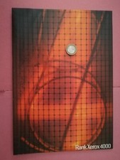 AA178 PUBBLICITÀ RANK XEROX 4000 FOTOCOPIATORE DÉPLIANT 12 pagine 1972