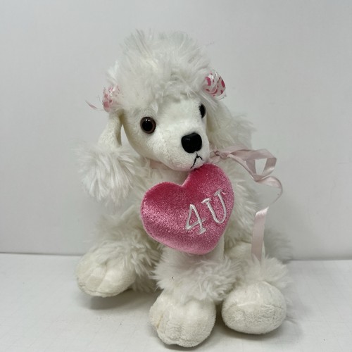 Peluche barboncino bianco
