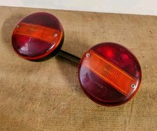 COPPIA FARI FANALI Posteriori Faro TRATTORI EPOCA FIAT, Lamborghini... Autocarro