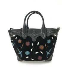 Raro! POLO RALPH LAUREN grande borsa in camoscio a 2 vie accessori da donna...