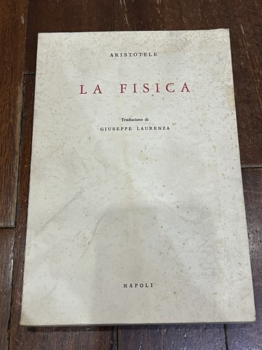 Aristotele la fisica - -,