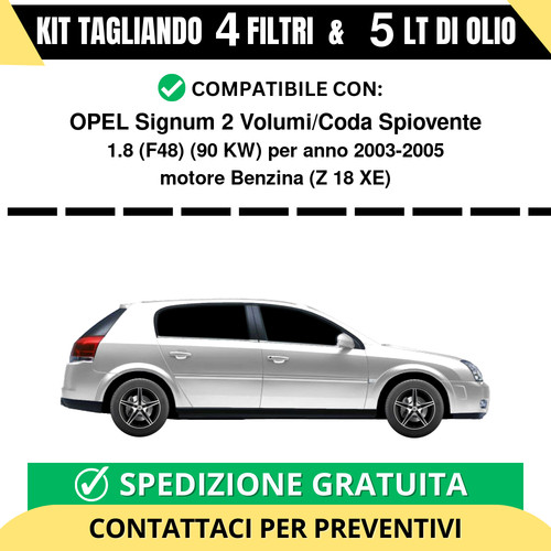 Tagliando per opel signum - tagliando,